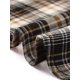thumbnail image 5 of Camisa de Cuadros con Cuello en Punta y Mangas Cortas para Mujer de INSPIRE CHIC, Botonadura Frontal, Talla L, Blanco y Negro, 5 of 6