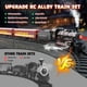 thumbnail image 2 of Juego de Tren Hot Bee Alloy con Locomotora de Vapor y Control Remoto, 2 of 3