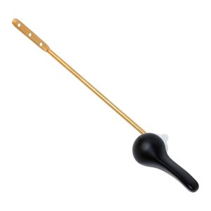 Bothyi - Tanque De Inodoro Palanca De Descarga Hogar Moderno Inodoro Manija Mango De Zinc Accesorios Herramientas Negro