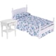 thumbnail image 5 of 1/12 Casa De Mu?ecas En Miniatura Muebles De Cama Individual De Madera Y Mesita De Noche, 5 of 5