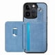 thumbnail image 5 of Funda Billetera Tejida para iPhone 14 Pro con Soporte y Tarjetero Azul, 5 of 5