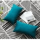 thumbnail image 2 of Pack de 2 Fundas Terciopelo Liso 30x50 cm Turquesa, 2 of 3