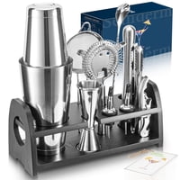 Set De Coctelera Semderm Boston Shaker De Acero Inoxidable 18/8