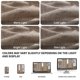 thumbnail image 4 of Cortinas de ventana CUCRAF 100% opacas de lino sintético, 183 x 183 cm, 4 of 9