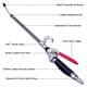 thumbnail image 2 of Pistola de Aire JASTIND 66 cm Extensible 1/4", 2 of 7