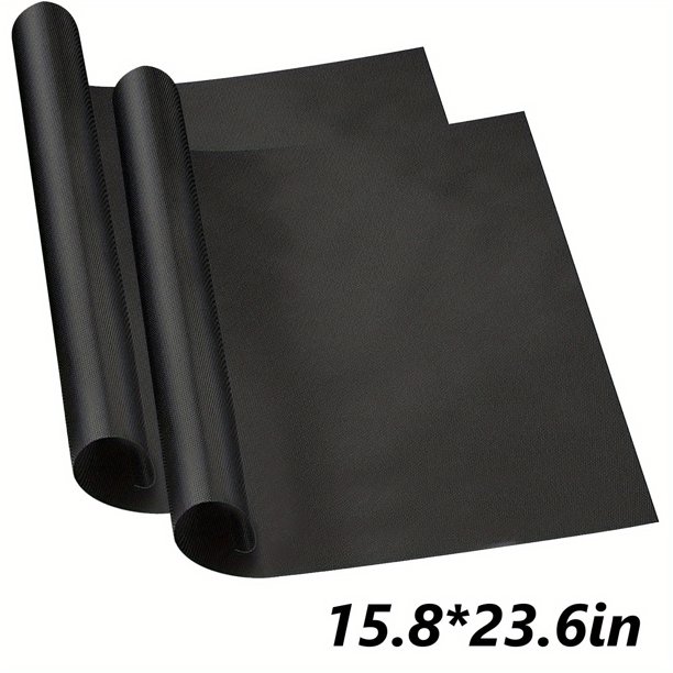 Keep Your Oven Spotless with 2pcs Non-Stick Reusable Oven Liners for Electric, Gas, Toaster Ovens, and Grills - Oven Parts & Accessories