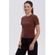 thumbnail image 2 of Polera Mujer Rib Crop Lisa Café, 2 of 4
