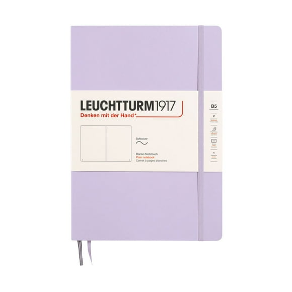 Libretas Leuchtturm 1917 B5 17x25cm Plana Tapa Blanda Lilac