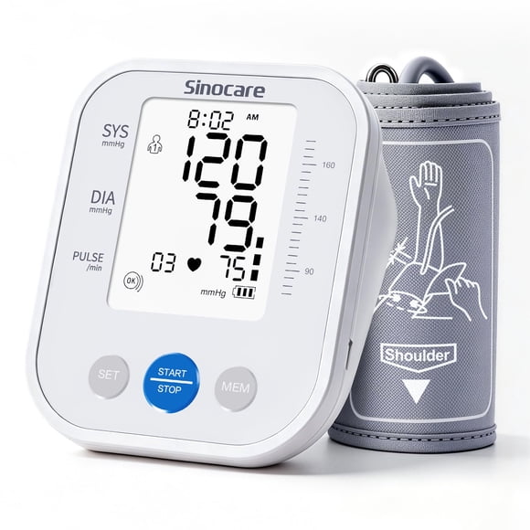 Monitor de presión arterial Sinocare ARM-3021 blanco