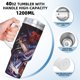 thumbnail image 5 of The Binding of Isaac Vaso aislado de acero inoxidable con asa, diseño temático, regalo para familia, amigos y fans; incluye pajita y encaja en el portavasos estándar, 40 oz, 5 of 6