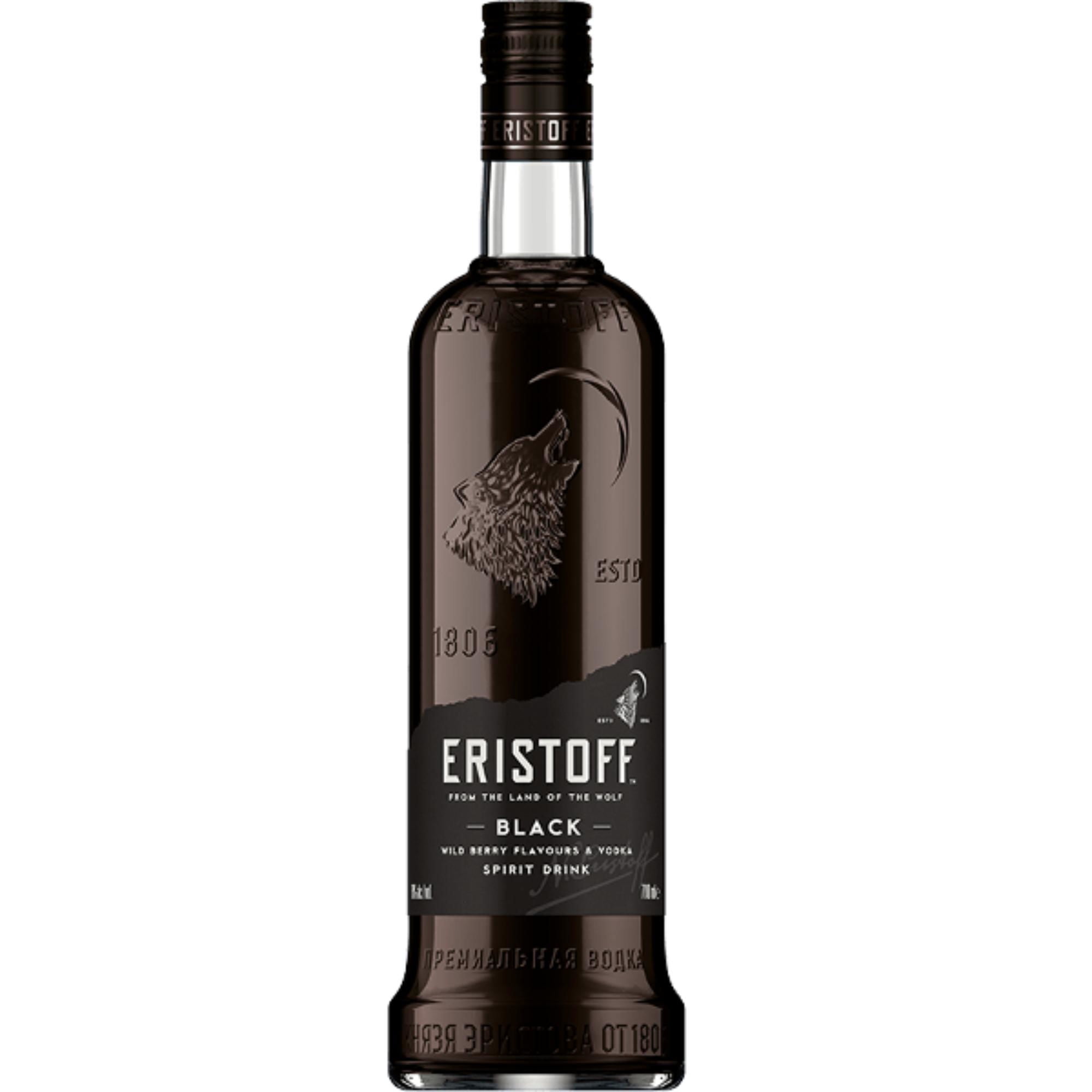 Vodka Eristoff Black 18° Botella