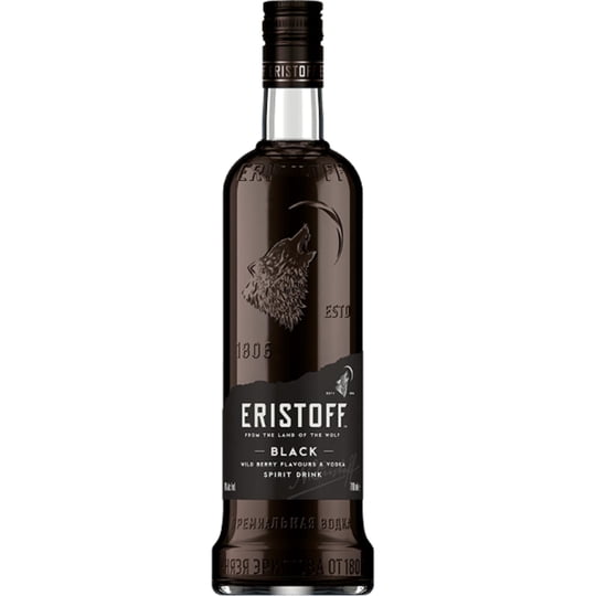 Vodka Botella Eristoff Black