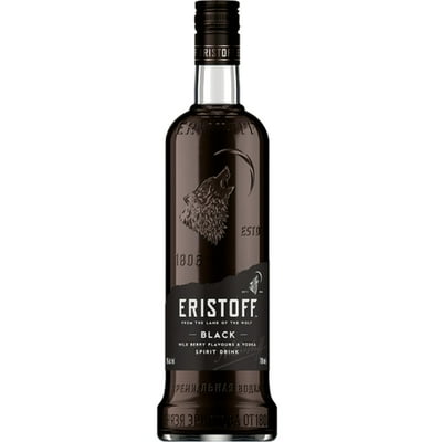 Vodka Eristoff Black 18° Botella