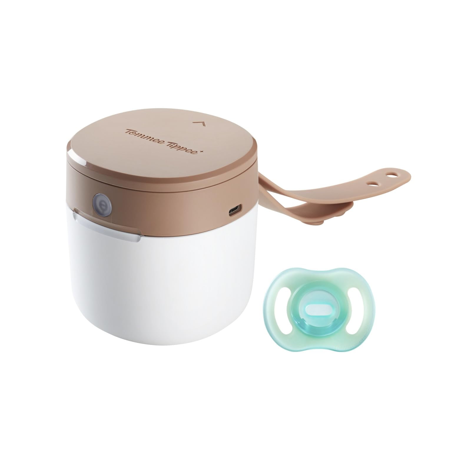 Esterilizador Para Chupetes Tommee Tippee Nightglow Pod De 0 A 6 M Con Correa