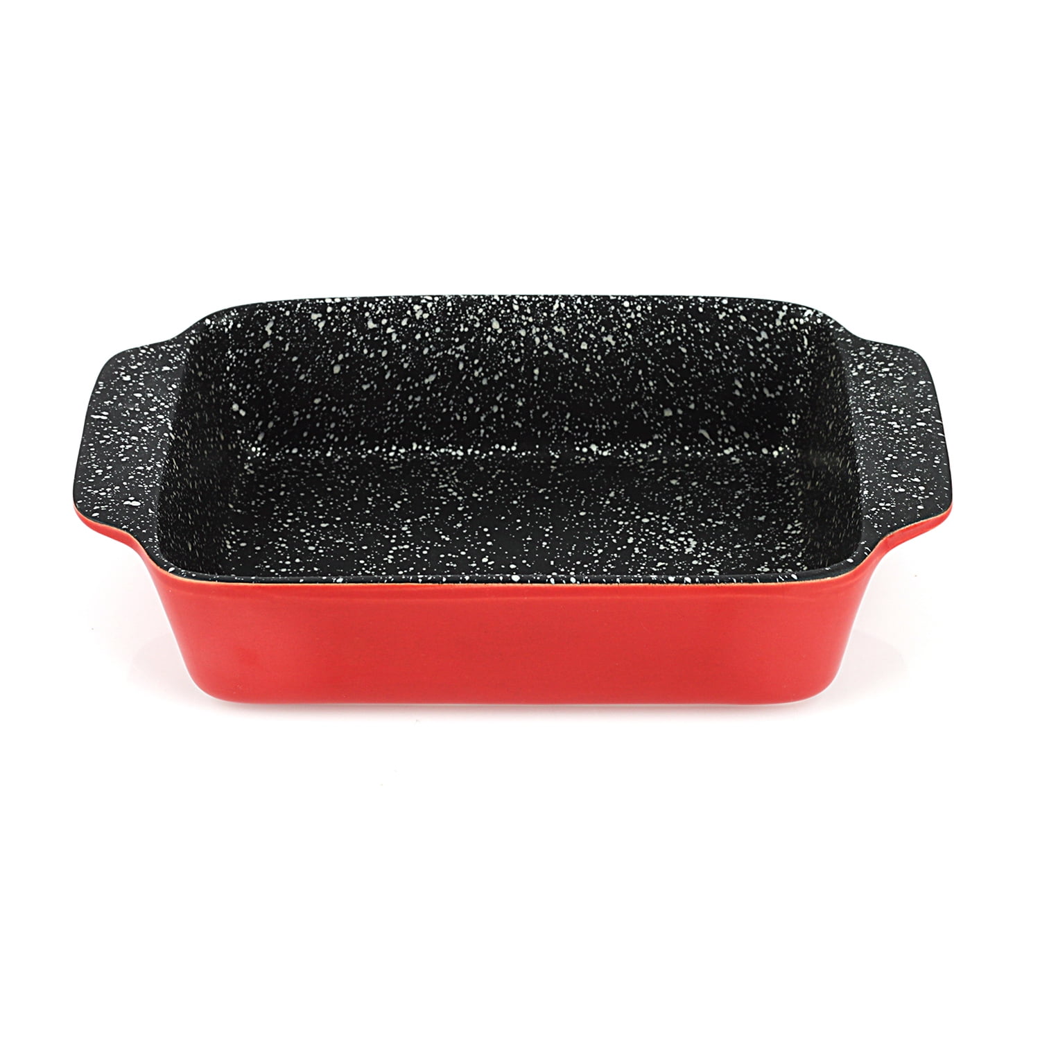 Fantuzzi - Fuente De Cerámica Para Horno Rojo Trento 38x21.5x7.5 Cm