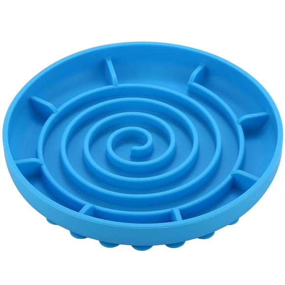 Plato Antideslizante para Comer Lento Doweiss de Silicona para Perros y Gatos