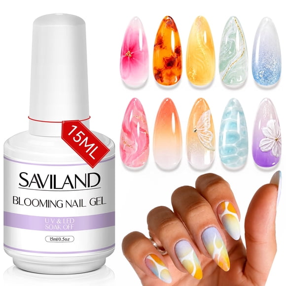 Esmalte de uñas SAVILAND Blooming Gel 15 ml Transparente