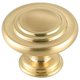 thumbnail image 4 of Perillas para Cajones Elegantes en Dorado Cepillado 3.3 cm Juego de 10, 4 of 6