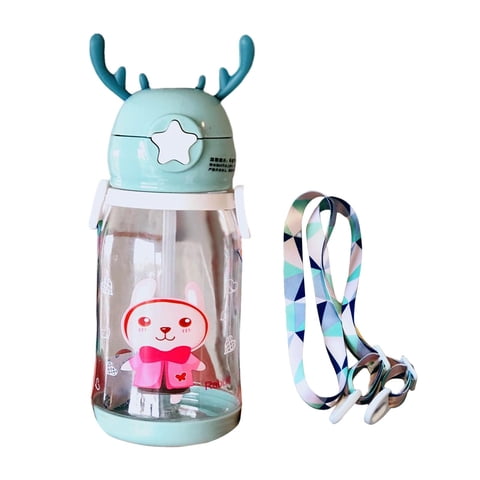Bothyi - Sippy Cup Botellas De Agua Para Niños Botellas Sipper Sin Fugas Para Niños Al Aire Libre Verde