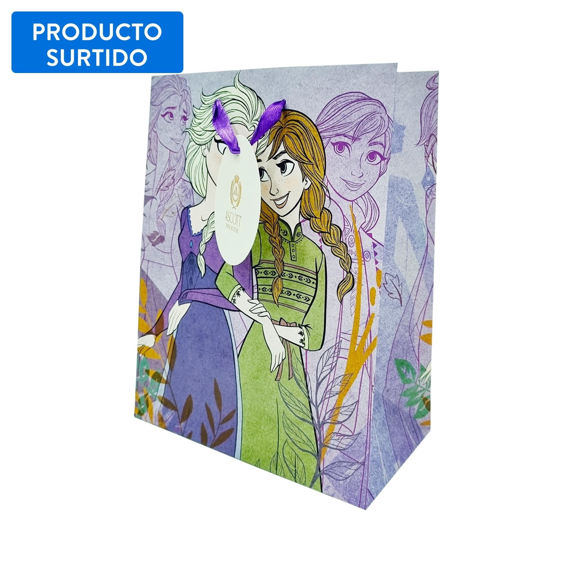 Bolsa De Regalo Mediana Frozen, Producto Surtido 1 Un Ascott