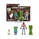 thumbnail image 1 of Paquete de 4 Figuras de Acción Mattel Minecraft Película Mansión del Bosque, 1 of 4