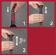 thumbnail image 2 of Juego de 6 tapones para aspiradora Wine Saver, multicolor, 2 of 3