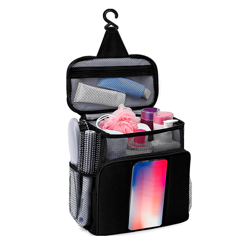 Wakeshome - Bolso De Ducha Organizador De Articulos Personales Gimnasio Negro