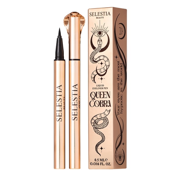 Delineador líquido SELESTIA BEAUTY Queen Cobra Black
