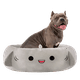 thumbnail image 1 of Cama Gris grande  para Perro 68 Cm. Squishmallows, 1 of 5