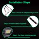thumbnail image 5 of Luces para interior de coche YM E-Bright COB 48-SMD LED, paquete de 4 unidades, color blanco, 5 of 6