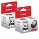 thumbnail image 1 of Cartucho de tinta Canon PG-245 XL negro de 12 ml 2 unidades, 1 of 1
