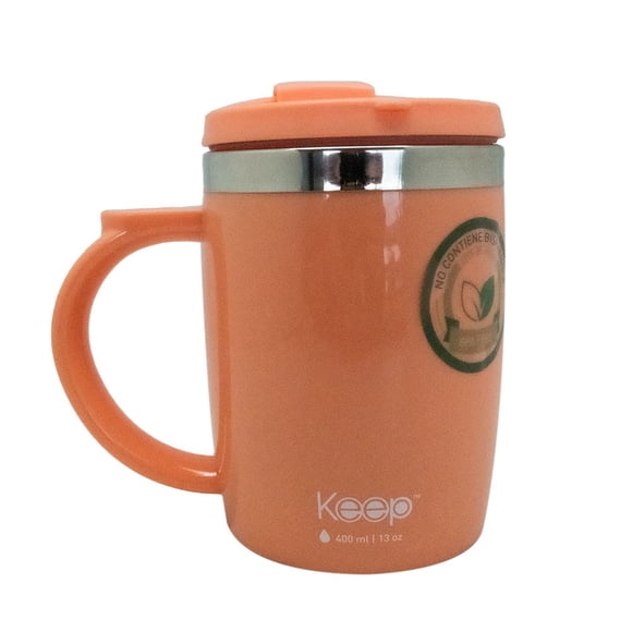 Mug Termo Colores 400ml Keep Coral