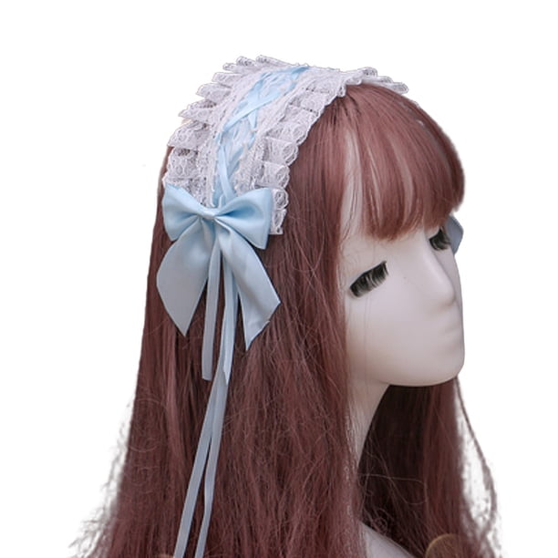 Tocado de sirvienta, accesorios para el cabello de encaje, lindas diademas, horquilla dulce