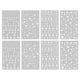 thumbnail image 4 of Pegatinas de flores para decoración de uñas, 8 hojas, autoadhesivas, 12,2 x 7,5 cm, 4 of 5