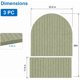 thumbnail image 2 of Large Arched Felt Bulletin Board, Sized 36 x 24 for Office, 2 of 3