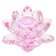 thumbnail image 4 of flores de loto de cristal artesanías pisapapeles vidrio loto modelo rosa, 4 of 5