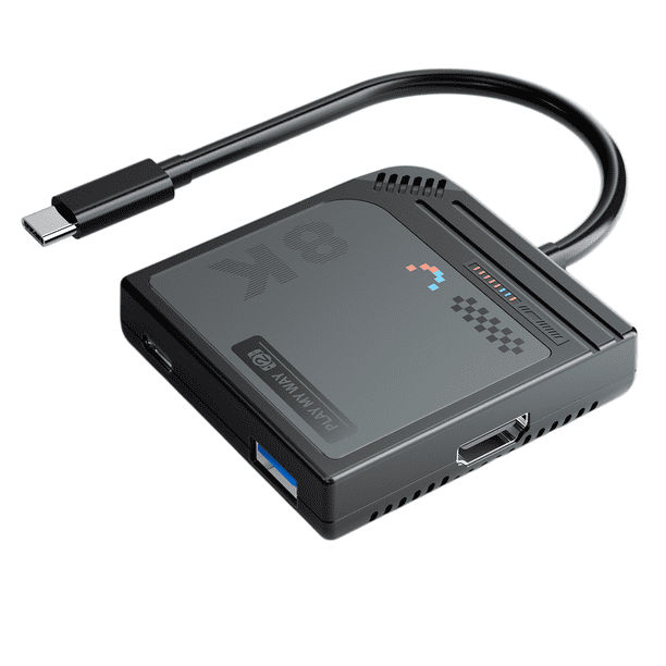 Estación de Acoplamiento Portátil para Nintendo Switch 2/OLED/Lite con Salida HDMI Tipo-C PD 100W Adaptador de Carga Rápida de Video para Streaming en TV