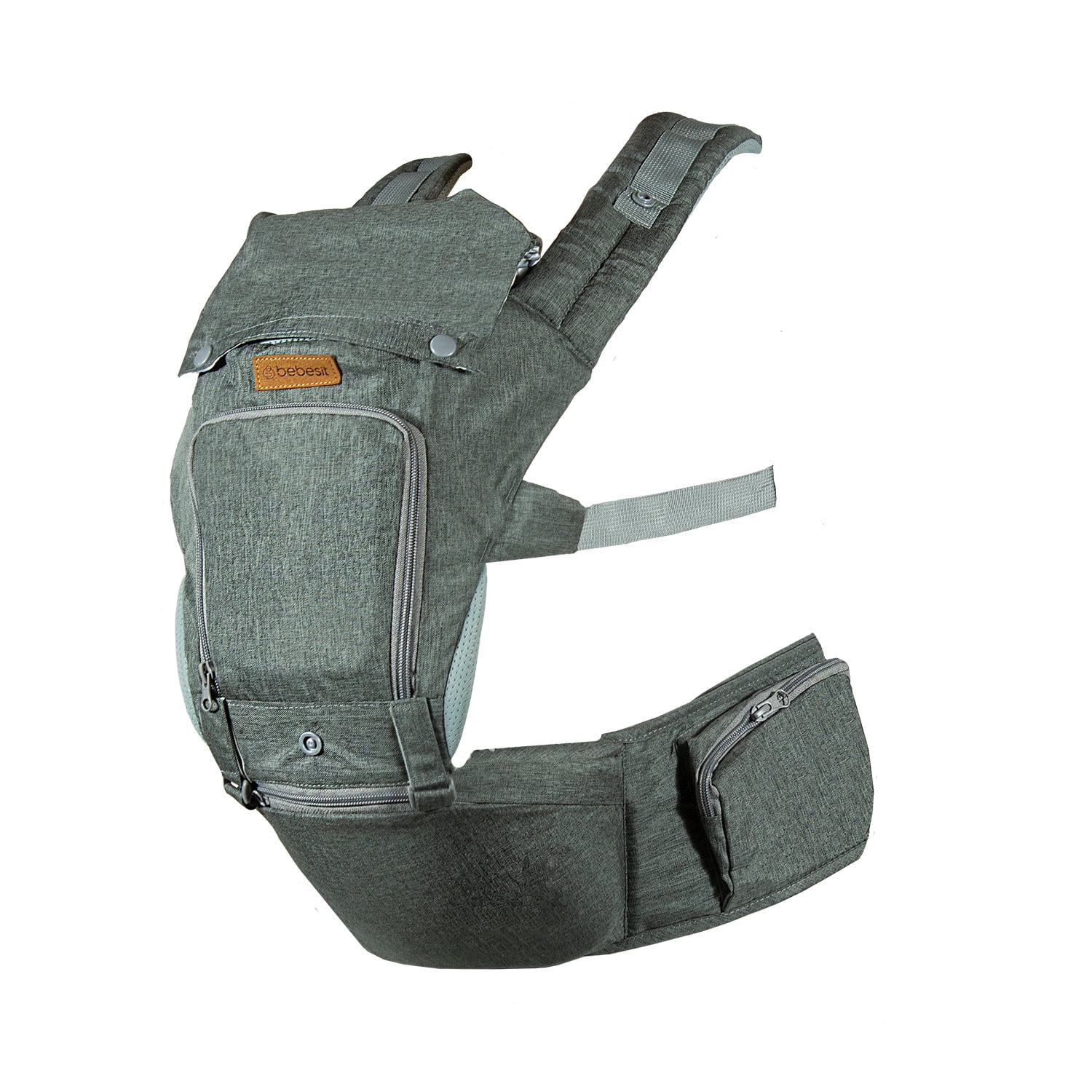 Bebesit - Porta Bebe Arnés Con Asiento Cuidados Cadera Hip Seat Gris