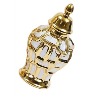 Magideal - Tarro General De Cerámica Moderno Con Tapa Hermética Tanque De Almacenamiento Florero Decorativo Colección De Artesanía Coleccionable Para Exhibición S