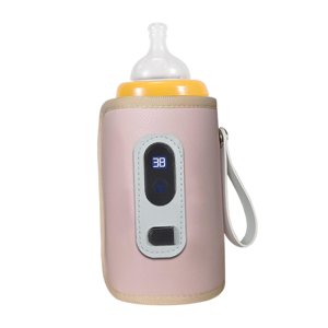 Bothyi - Taza Calentador De Leche Para La Mayoría De Los Biberones Guardián De Leche Para Enfermería Camping Viajes Rosa