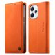 thumbnail image 1 of Funda Billetera de Cuero para [Xiaomi Redmi 12], Bloqueo RFID, Tarjetas y Soporte Naranja, 1 of 5