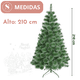 thumbnail image 2 of Arbol nevado de navidad 2.10 m, 2 of 4