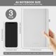 thumbnail image 5 of Cuaderno Nirmiro A5 Pack de 3 Tapa Dura 160 Hojas Rayadas, 5 of 7