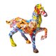 thumbnail image 4 of Estatuilla De Caballo Colorida Estatua Artesanía De Resina Para Gabinete De Vino Ornamento RA, 4 of 5