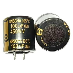 Genérico - 2 Uds Condensadores Electrolíticos De Aluminio 450V 100Uf Para Tv De Conmutación Led