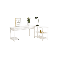 Habita2 Chile - Escritorio Monica En L Con Estaci N De Carga Integrada