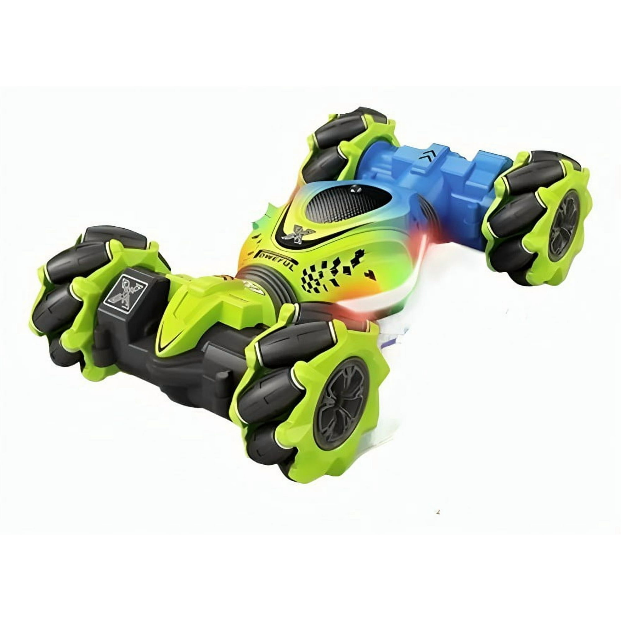 Genérico - Auto Loco 4x4 Trucos Pro Con Control 2.4g Verde