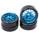 thumbnail image 2 of Ruedas de metal para coche RC Treehobby 27 mm (azul) - Juego de 4 piezas, 2 of 4
