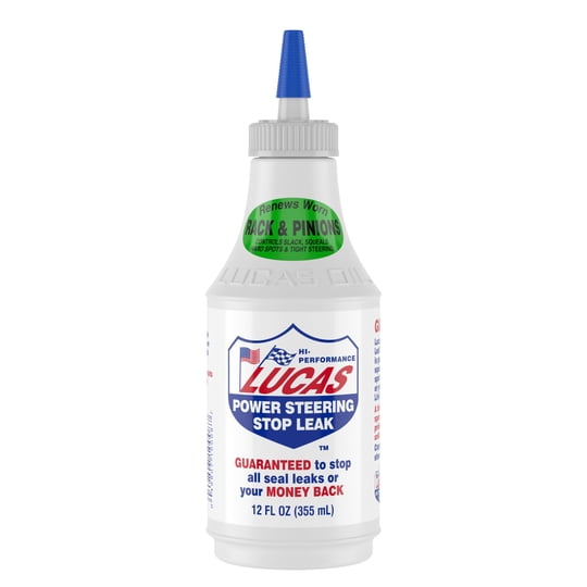 Lucas Oil - Aceite Lucas 10008 Para Detener Fugas Con Dirección Asistida, 355 Ml