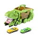 thumbnail image 2 of Dino Transporte Coche Dinosaurio Tragar Vehículo Juego Para Niñas Niños Preescolar Verde Con 2 Coches, 2 of 5